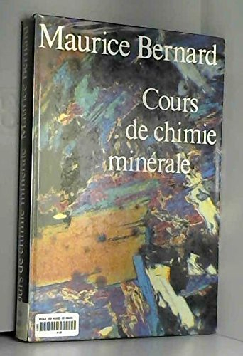 cours de chimie minérale
