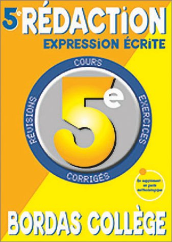 Français, expression écrite, rédaction 5e