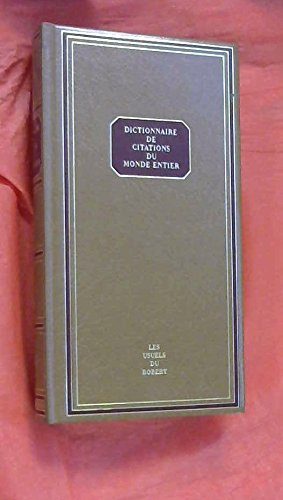 dictionnaire des citations du monde entier