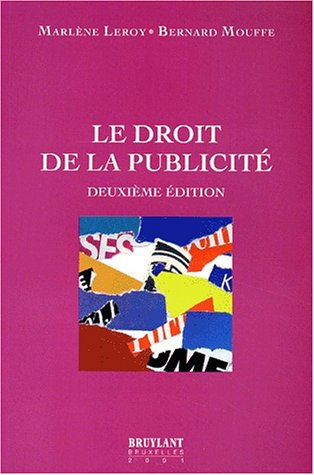 Le droit de la publicité