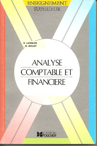 Analyse comptable et financiere : enseignement superieur                                      103197
