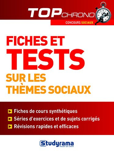 Fiches et tests sur les thèmes sociaux : concours sociaux