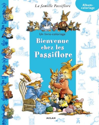 Bienvenue chez les Passiflore : coloriages