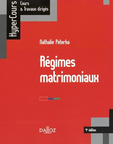 Régimes matrimoniaux