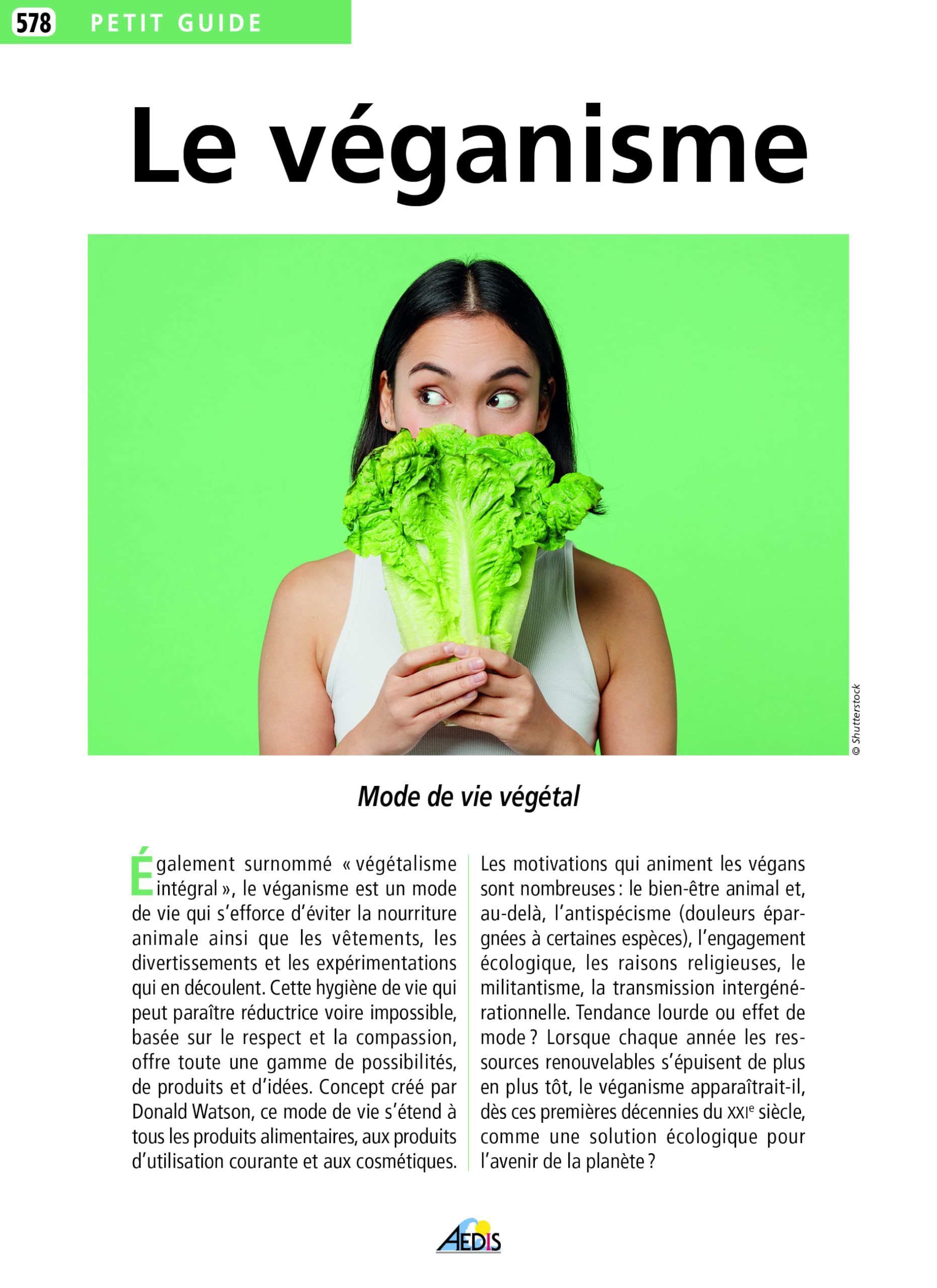 N° 578 - Le véganisme