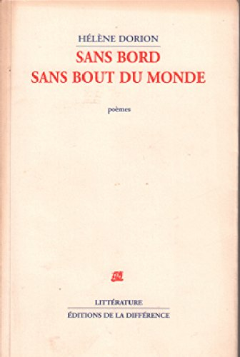 sans bord sans bout du monde : poèmes
