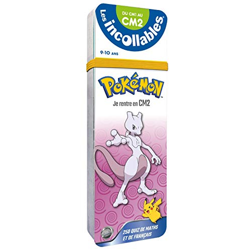 Les incollables, Pokémon : je rentre en CM2, 9-10 ans, du CM1 au CM2 : 250 quiz de maths et de franç