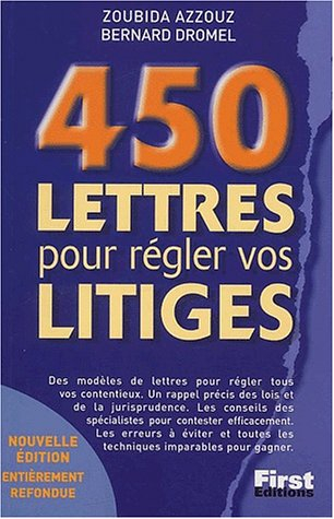 450 lettres pour régler vos litiges