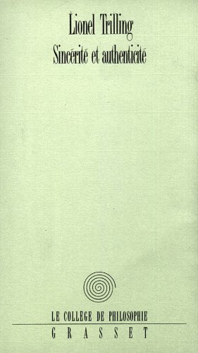Sincérité et authenticité