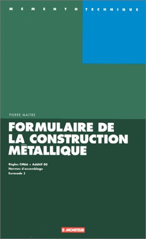 FORMULAIRE CONST METALLIQUE