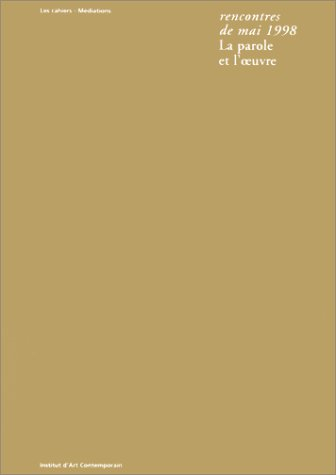 La parole et l'oeuvre : art et éducation