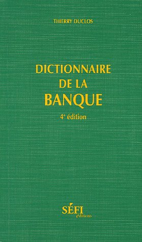 dictionnaire de la banque