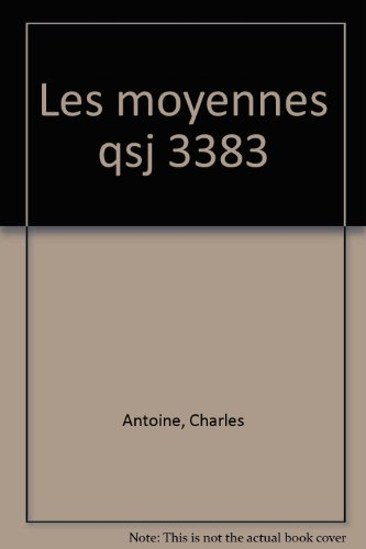 Les moyennes