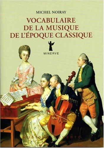 Vocabulaire de la musique de l'époque classique