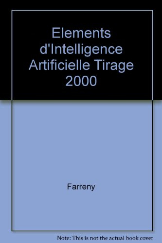 Eléments d'intelligence artificielle