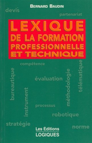 lexique de la formation professionnelle et technique