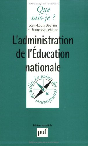 l'administration de l'éducation nationale