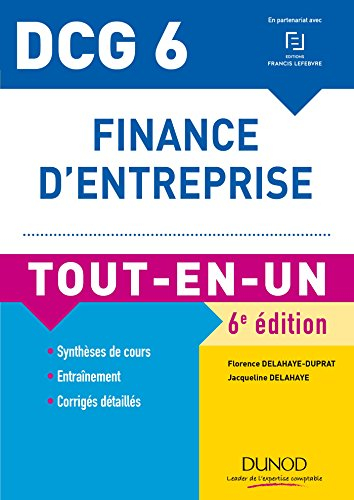 Finance d'entreprise, DCG 6 : tout-en-un