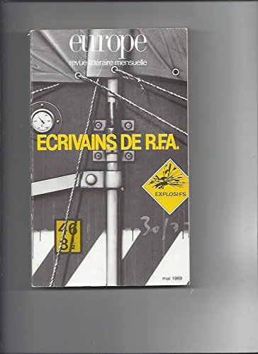 europe écrivains de rfa