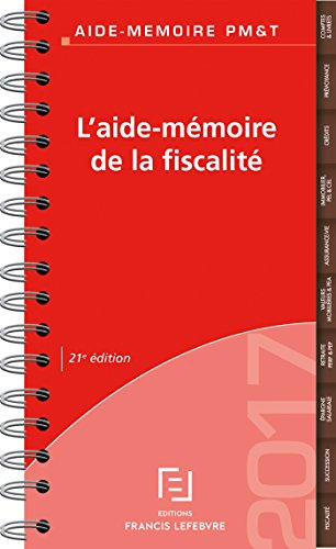 L'aide-mémoire de la fiscalité