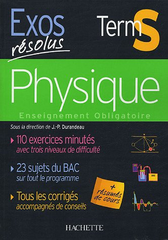 Physique Terminale S : enseignement obligatoire