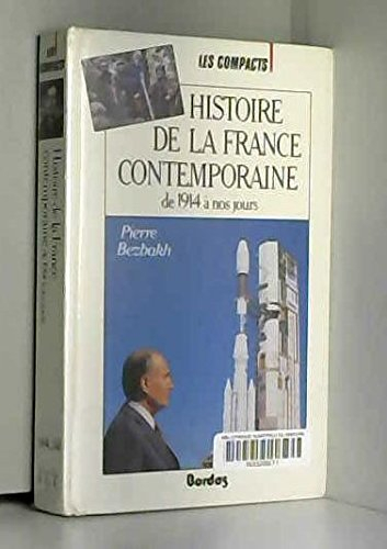 Histoire de la France contemporaine de 1914 à nos jours