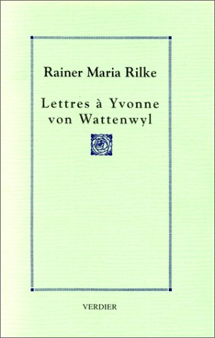 Lettres à Yvonne von Wattenwyl : 1919-1925