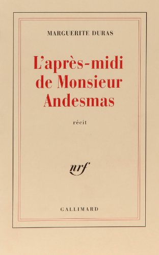 l'après-midi de monsieur andesmas