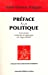 Préface à la politique