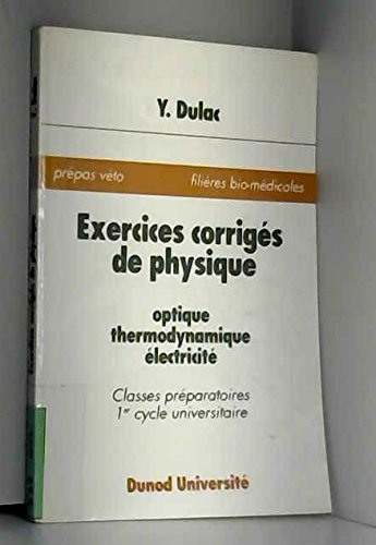 Exercices corrigés de physique