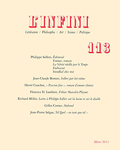 Infini (L'), n° 113
