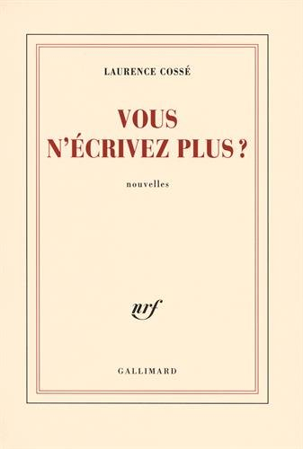 Vous n'écrivez plus ?