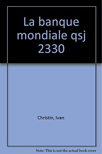 La banque mondiale