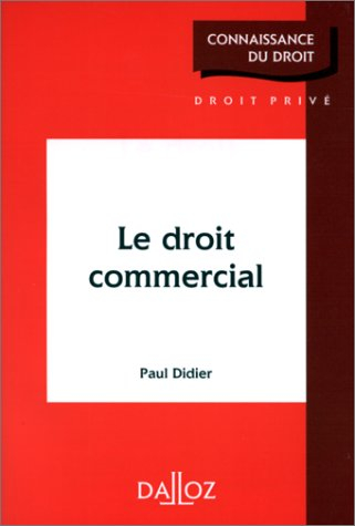Le droit commercial