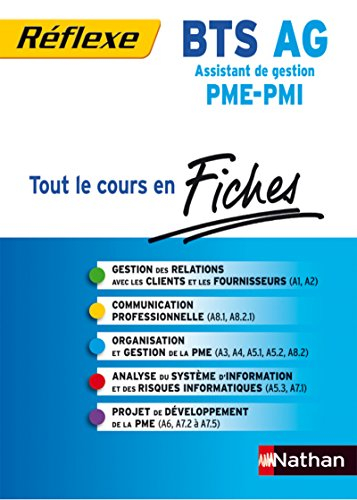 BTS AG assistant de gestion PME-PMI : tout le cours en fiches