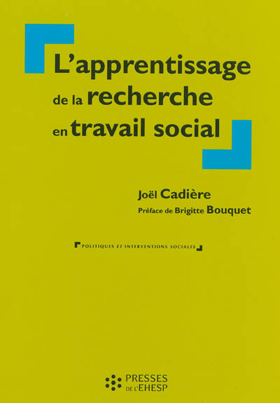 L'apprentissage de la recherche en travail social