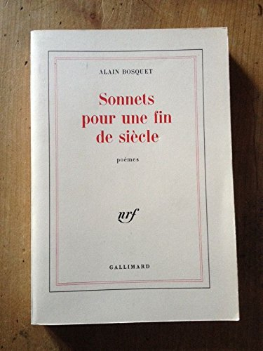 sonnets pour une fin de siècle