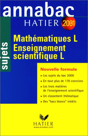 Mathématiques, enseignement scientifique, L