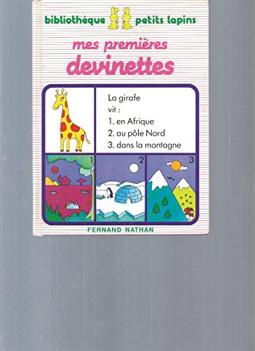 Mes premières devinettes