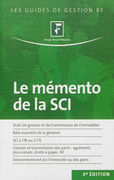 Le mémento de la SCI