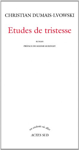 Etudes de tristesse