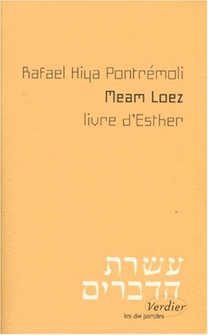 Meam Loez : livre d'Esther