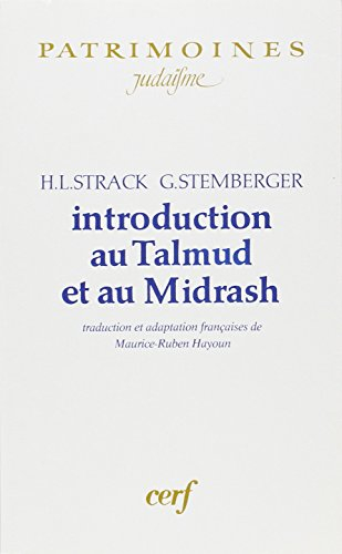 Introduction au Talmud et au Midrash