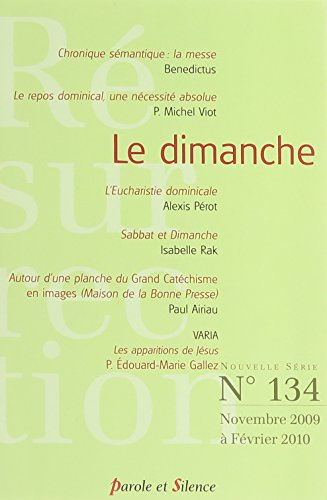 Résurrection, n° 134. Le dimanche
