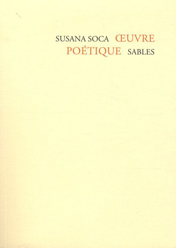 Oeuvre poétique