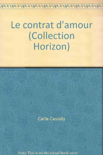le contrat d'amour (collection horizon)