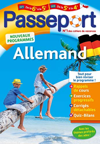 Passeport allemand LV1 de la 6e à la 5e, LV2 de la 5e à la 4e : nouveaux programmes