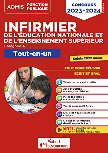 Infirmier de l'Education nationale et de l'enseignement supérieur : catégorie A : tout-en-un, concou