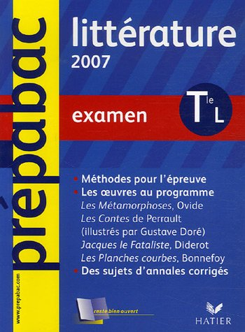 Littérature terminales L : examen