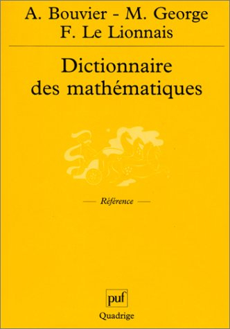 Dictionnaire des mathématiques